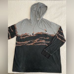 AMERICAN RAG Men’s Long Sleeve Trade Mark Hooded Shirt. Size XXL